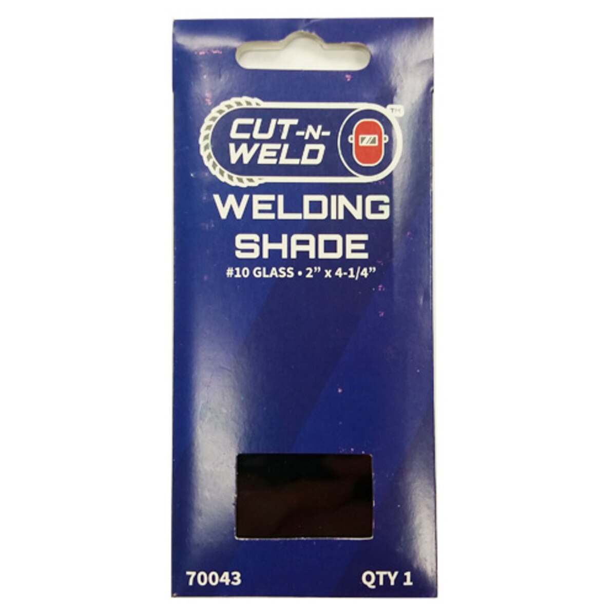Welding Shade #10 Glass Lens – 2in x 4-1/4in Replacement Lens for Welding Helmets & Hand Shields