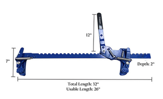 Heavy-Duty Ratchet Fence Wire Stretcher – Manual Fence Wire Pulle