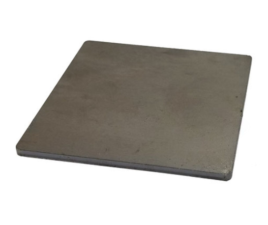 2in Square Flat Post Cap – Steel Low Profile Tube Cap
