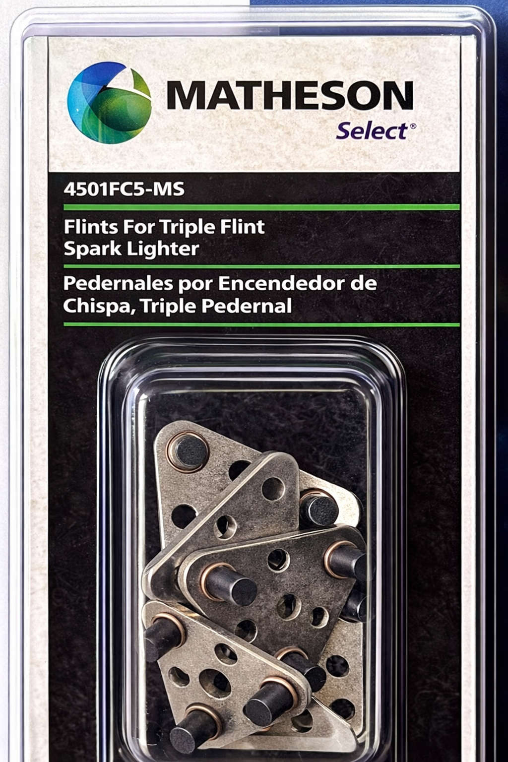 MATHESON Triple Flint Replacements – 5 Pack for Triple Flint Spark Lighters