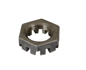 1in-14 Castle Nut for Trailer Axle Spindles – 12 Castellations – BTR #42 Spindle – 600lb–8,000lb Capacity – E-Z Lube Compatible