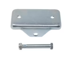 Trailer Parts Pro Jack Foot w/Pin, fits 2K-5K A-Frame,Short Foot