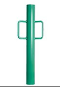 Heavy Duty T-Post Driver – 3-1/2in OD Steel Fence Post Driver