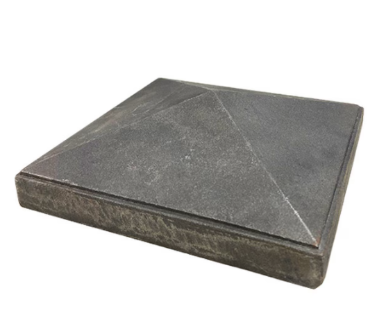 6in Pyramid Post Cap - Cast Iron