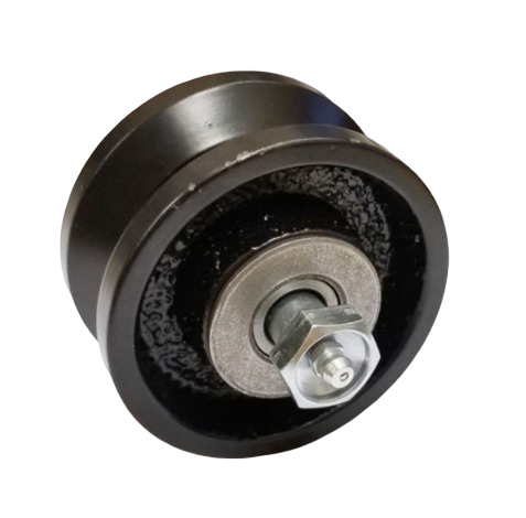 3in V-Groove Wheel w/Grease Zerk - Cast Iron
