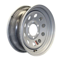 Trailer Wheel Only – 16in x 6in Steel Silver Modular Wheel – 6 on 5.5in Bolt Pattern – 3,050lb Capacity