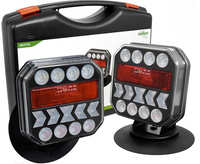 Agrieyes T312 Rechargeable Wireless Magnetic Trailer Lights Kit – USB-C LED Tow Lights