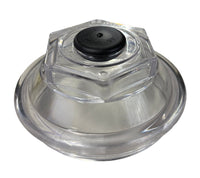 Oil Cap Replacement Part, Threaded, Clear Lexan, 4.000in OD, For 9K (After 10/89), 10K, 12K, 15K Dexter Axles
