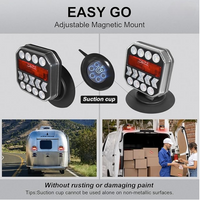 Agrieyes T312 Rechargeable Wireless Magnetic Trailer Lights Kit – USB-C LED Tow Lights