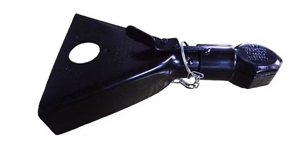Ram A-Frame Trailer Coupler – 2in Ball – Cast – Collar-Lock Lo-Pro Latch – 7,000lb Capacity