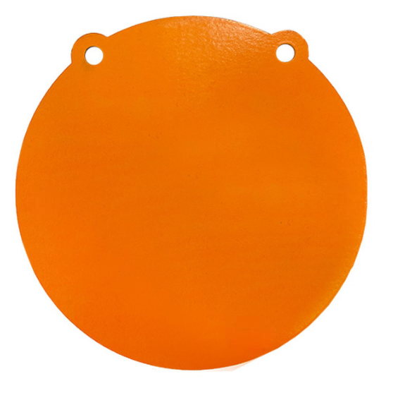 AR500 Plate Target Gong 6in X 1/2in Painted