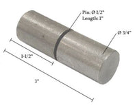 3in Barrel Hinge – Heavy-Duty Weld-On Steel Hinge