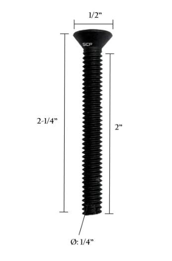 T30 Trailer Screw – 1/4in x 2-1/4in – Torx Drive