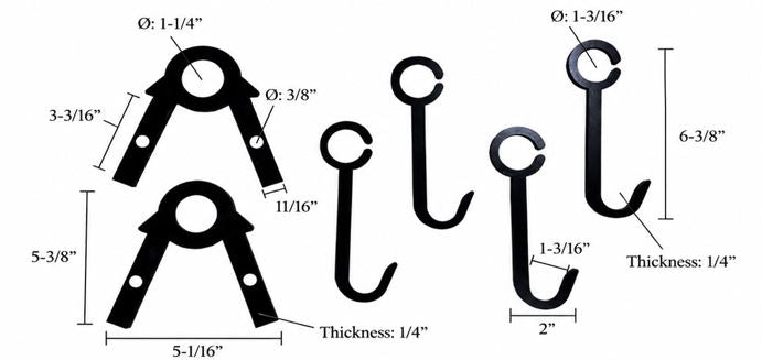 AR500 Target Holder Set – Heavy-Duty Steel Hanging Target Mount Kit