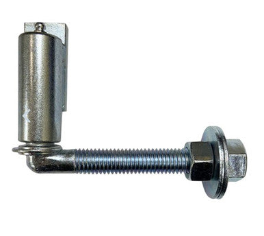 Adjustable J-Bolt Barrel Hinge – 5/8in Pin – Zinc-Plated Heavy-Duty Gate Hinge