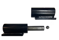 9in Barrel Hinge with Weld Plate 1/PKG