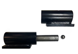 9in Barrel Hinge with Weld Plate 1/PKG