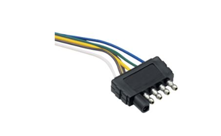 5-Way Trailer End Wiring Connector with 48in Leads