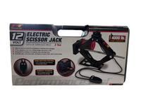 Electric Scissor Jack Lift - 12V 4in to 15in  2 ton capacity