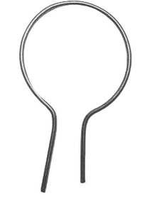 OK Brand Easy Twist Pipe Clip – 2-3/8in Galvanized Fence Clip