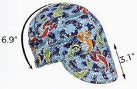 Welding Cap Cotton, Welding Hats w/Sweat-absorbing Mesh Liner Breathable