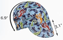 Cotton Welding Cap with Sweat-Absorbing Mesh Liner – Helmet Compatible