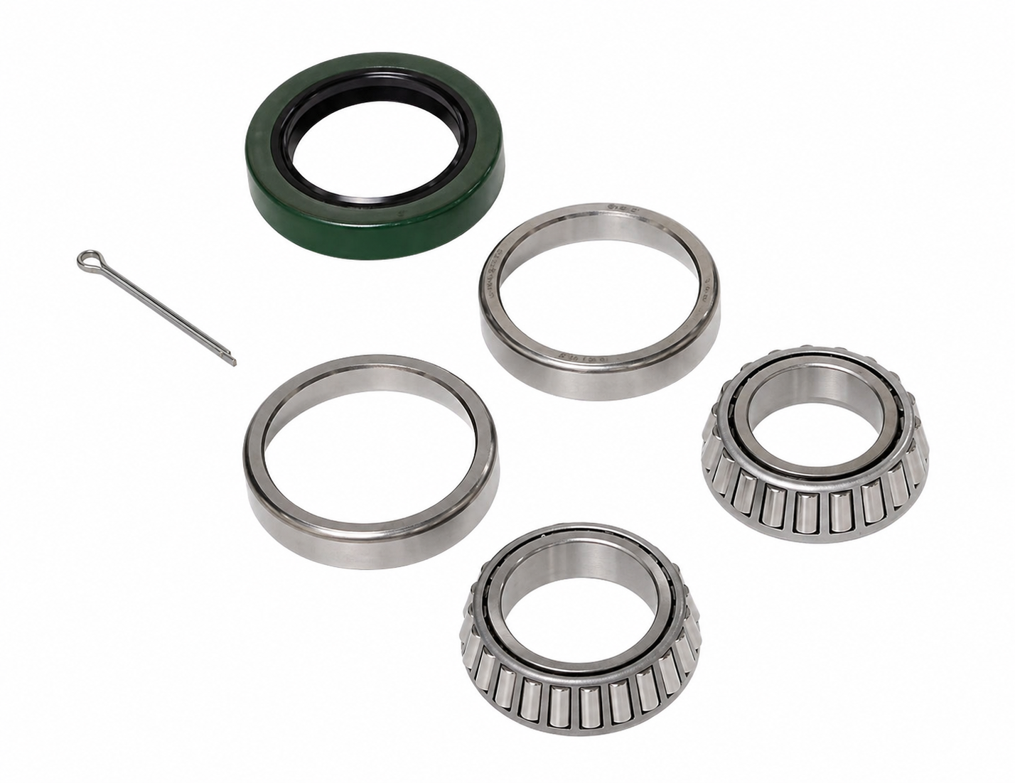 Trailer Parts Pro Hub & Drum Bearing & Seal Kit – Fits 4.4K Trailer Axles