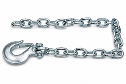 Safety Chain 3/8in x 32in w/3/8in Clevis Grab Hook Grade 43