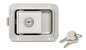 Flush Latch – Junior Locking, Plain Finish – 2-3/4in x 3-3/4in Hole Size
