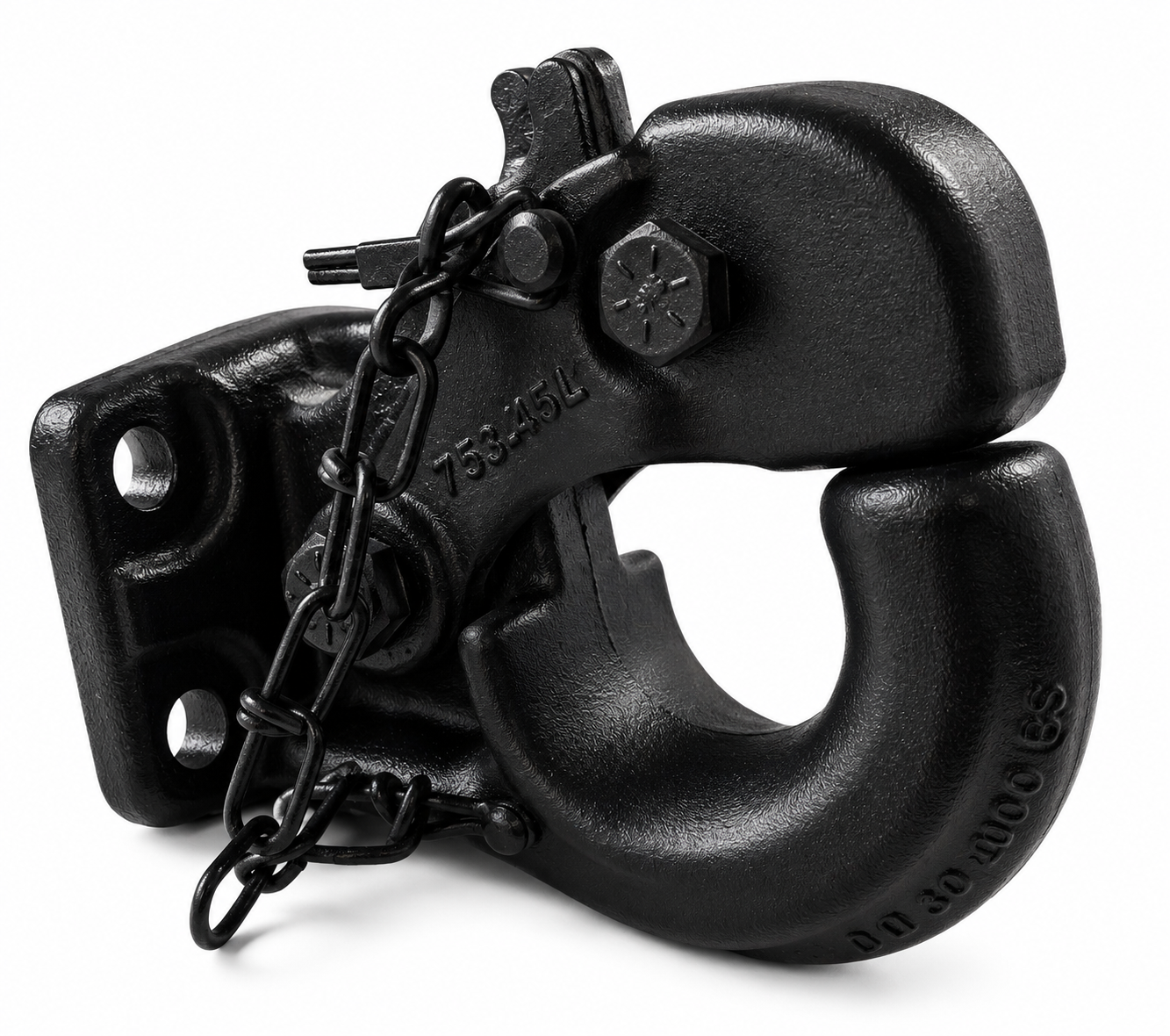 Rigid Mount Pintle Hook – R-15 Ton – 30,000lb GTW