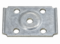 Axle Tie Plate for 2in Square Axle – 2.2K–3.5K – 9/16in Holes – Galvanized
