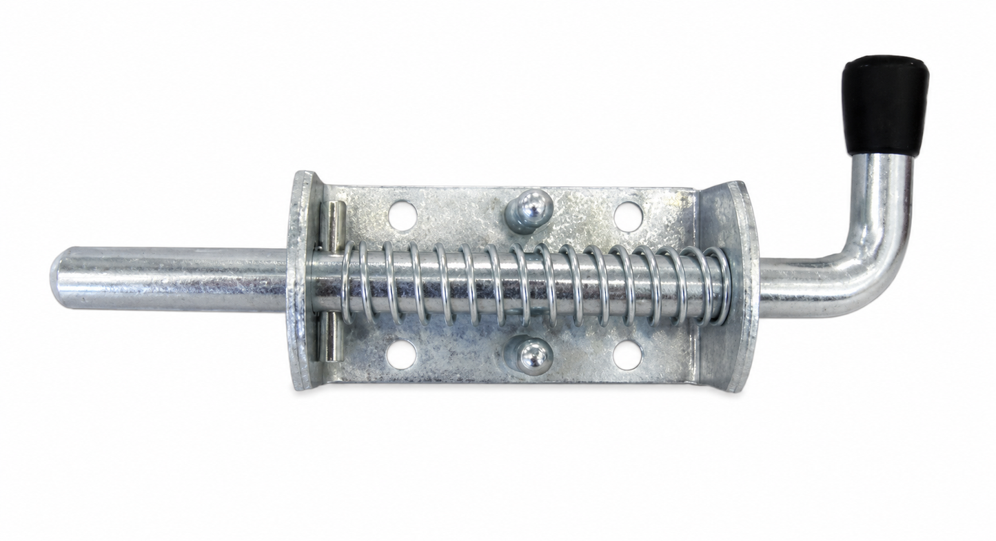 Spring Latch with Rubber Grip – Zinc Plated