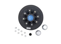 Trailer Parts Pro Complete Pre-Greased Hub-Drum Assembly #42 Spindle Grease or Zerk-Lube 5.2K-7K Capacity Per Pair, 8 on 6.5in Bolt Pattern, 9/16in Studs, 2.250in Seal