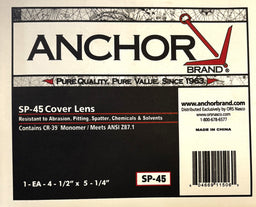 Anchor Cover Lens – 4-1/2in x 5-1/4in – Abrasion and Chemical Resistant