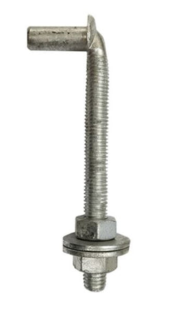 J-Bolt with Washers & Nuts 5/8in x 6in Hot Dip Galvanized (HDG)