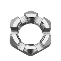 Spindle Castle Hex Nut 1in-14 – 6 Castellations – BTR #42 Spindle – 600lb–8,000lb Capacity