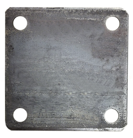 4in x 3/16in - Base Plate with 3/8in Hole