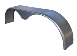 Trailer Fender, Tandem Axle, Teardrop, 10.75in W x 72in L x 20.50in H, 16GA Steel, 1in Radius Front, 90 Degree Back Flange