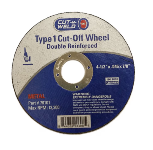 CNW - T1 Cut-Off Wheel Double Reinforced 4-1/2in x 7/8in