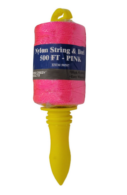 500ft String and Reel Pink