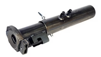 RAM Gooseneck Coupler – 2-5/16in Ball, 25,000lb Capacity, 4-1/2in Round Tube, Adjustable 8in Height