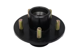 5 on 4.5in Idler Hub with Studs & Races – #84 Spindle – 3.5K Trailer Axles