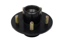 5 on 4.5in 3.5K Trailer Parts Pro Idler Hub w/Studs and Races Only, #84 Spindle, Grease Lube