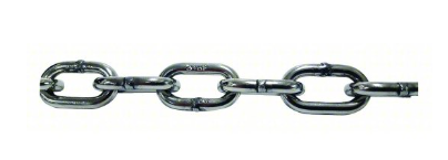 1/8in Grade 30 Chain – Galvanized – Sold Per Foot