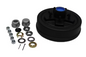 5 on 4.5in Pre-Greased Hub-Drum Assembly 3.5K Per Pair Trailer Axles, #84 Spindle, 1/2in Studs