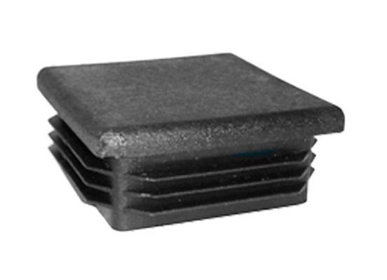 1/2in Square Plastic Plug for 16GA Tubing
