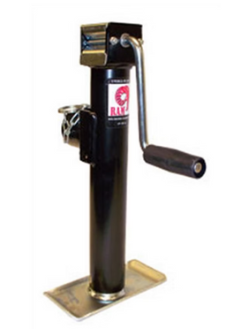 Ram 2,000lb Capacity Pipe Mount Jack, Side Wind, 10in Lift, 11.25in Bracket Height