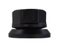 Hex Wheel Nut, Swivel Flange, 9/16in-18 ID, 7/8in OD Right Hand Thread