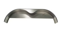 Trailer Fender Tandem Axle Teardrop 9in W x 72in L x 20.50in H 16GA 1.00 Radius Front 90 Degree Back Flange with 12in Fender Back installed