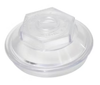 Oil Cap Replacement Part Threaded Clear Lexan 4.000in OD for 9K (After 10/89), 10K, 12K, 15K Dexter Axles
